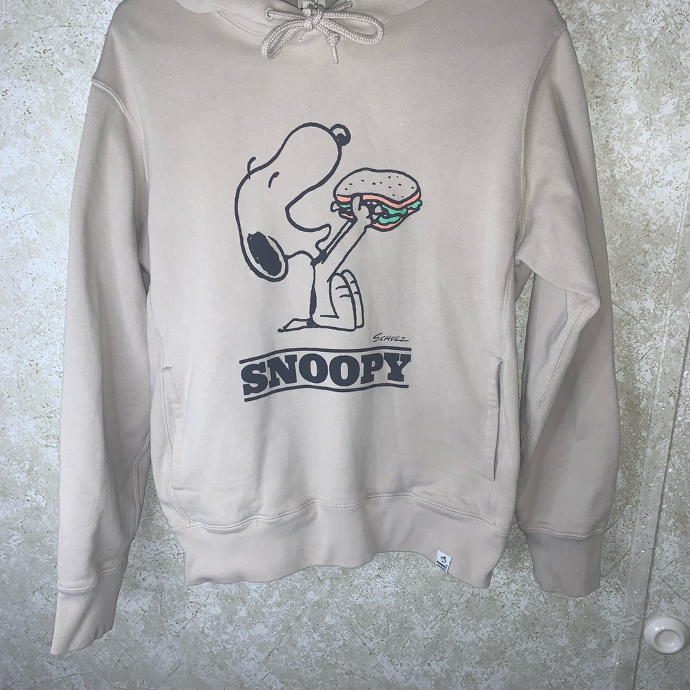 Snoopy Beige Hoodie for Men